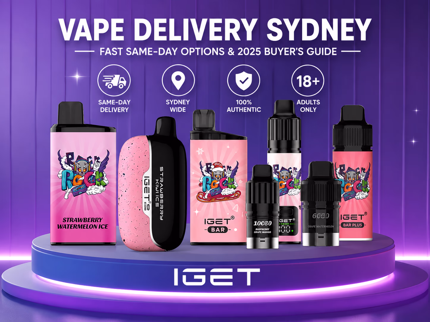 IGET Bar Australia Guide(2026):Top Flavours,Authenticity Checks,Device Tips&Legal Buying