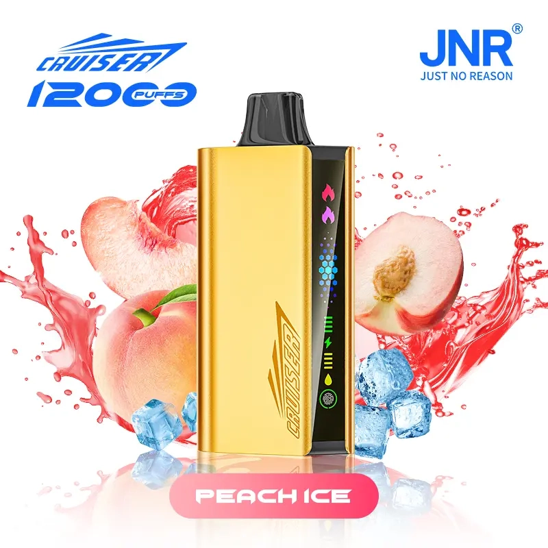 JNR Cruiser 12000 Puffs –Peach Ice Disposable Vape Australia