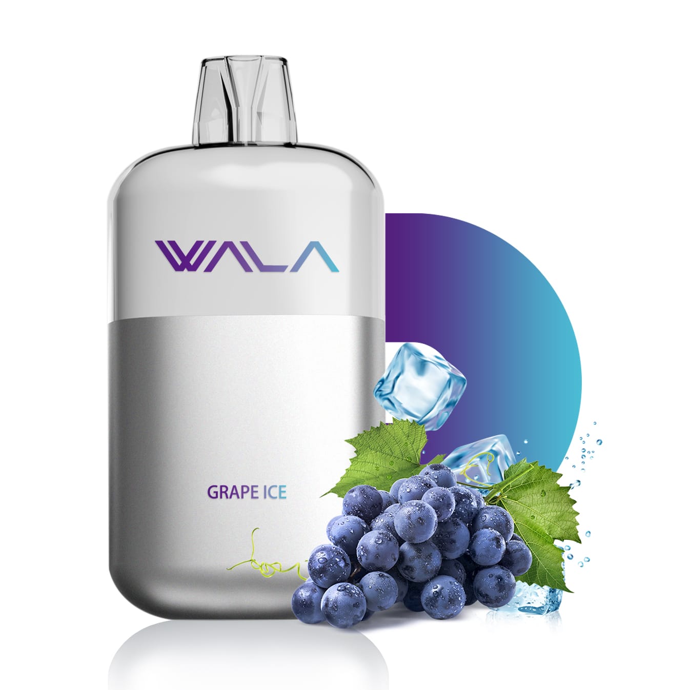 Wala POP 10000 Puffs - Grape Ice Disposable Vape Australia