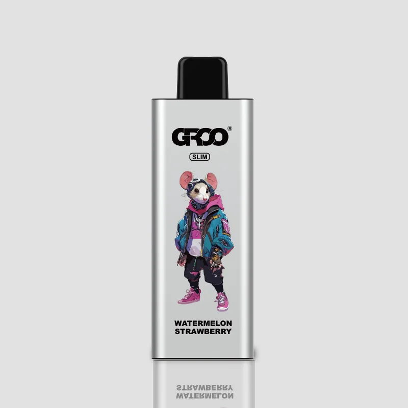 Groo Slim 9000 Puffs - Watermelon Strawberry Ice Disposable Vape Australia