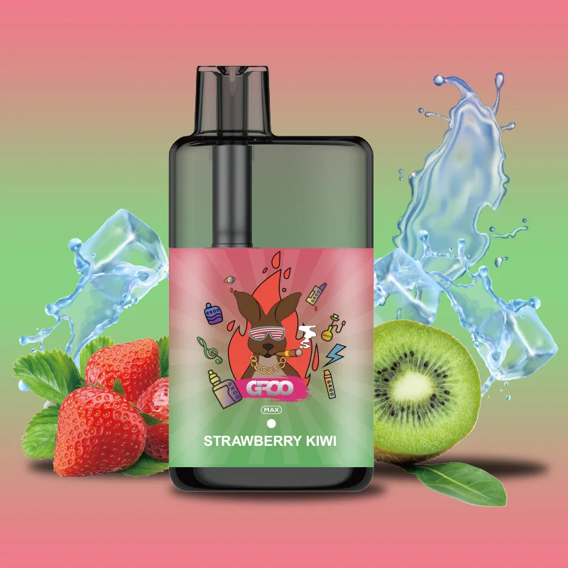 Groo Max 10000 Puffs - Strawberry Kiwi Ice Disposable Vape Australia