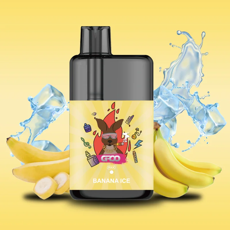 Groo Max 10000 Puffs - Banana Ice Disposable Vape Australia